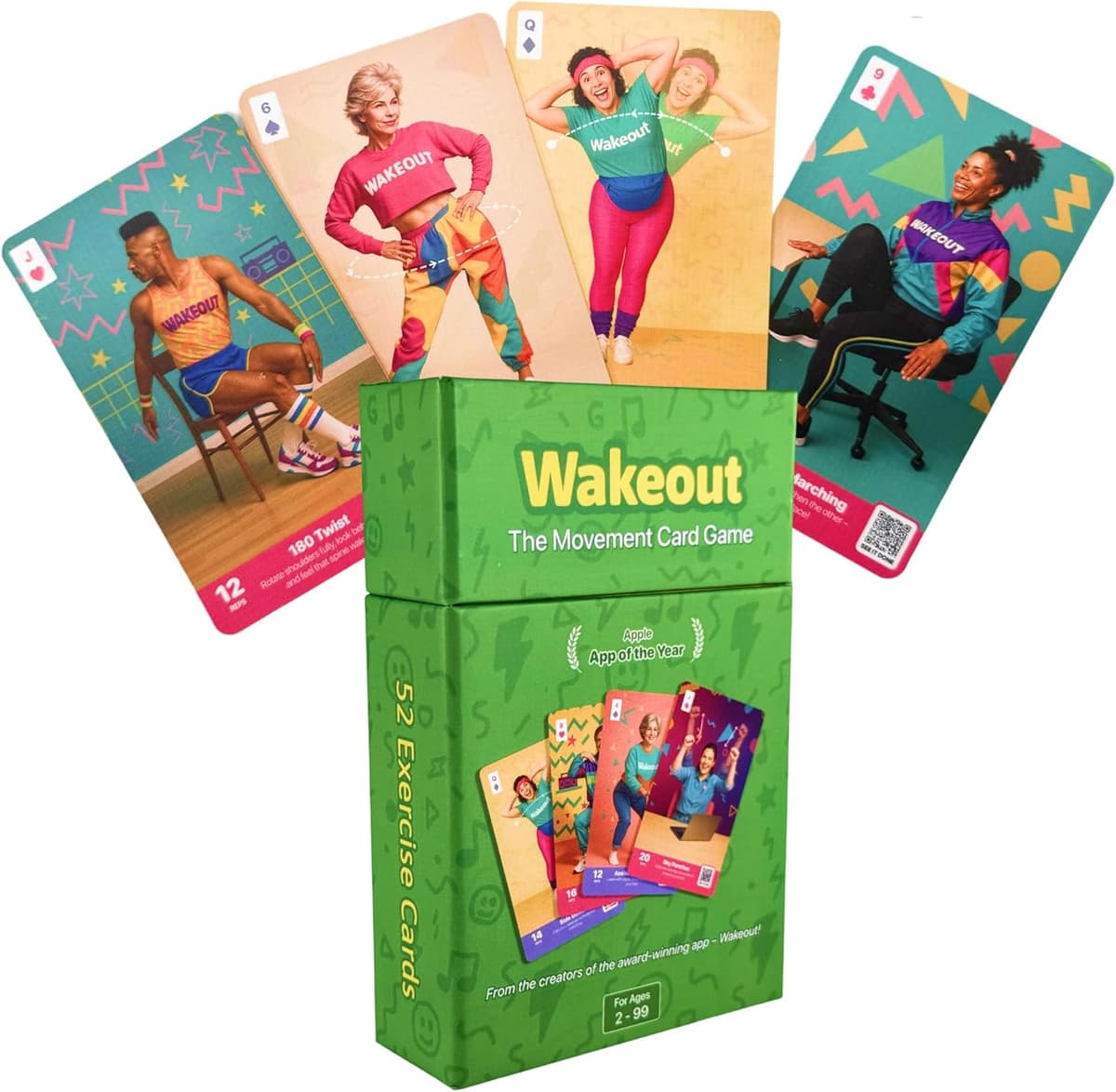 Wakeout Cards — 52 exercise cards