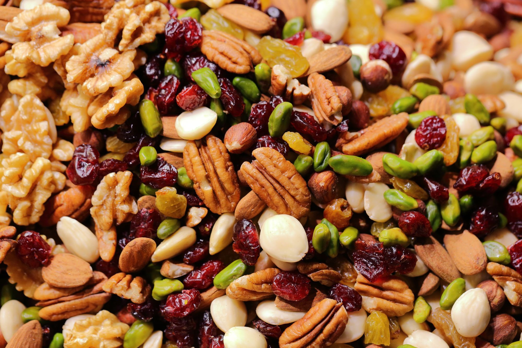 Nuts, seeds, and dried fruit