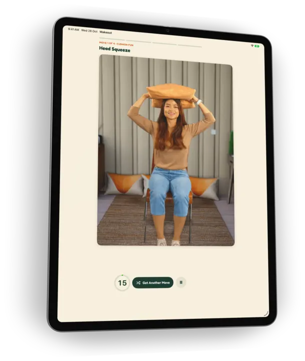 iPad: Playing: Cushion Fun