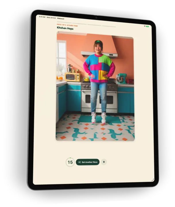 iPad: Playing: Kitchen Hops